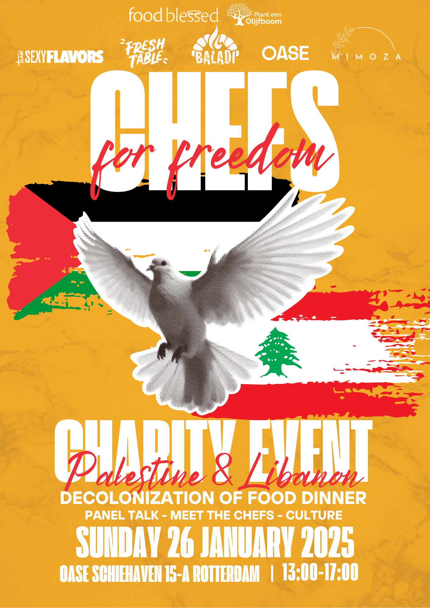 Chefs for freedom charity event