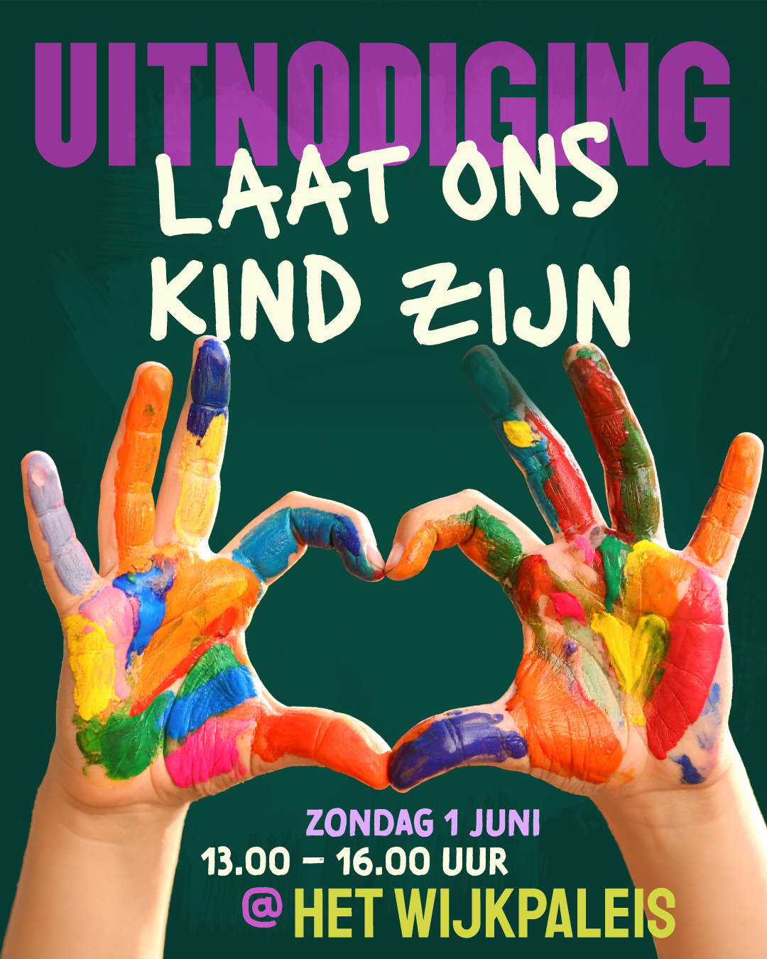 Uitnodiging Laat ons Kind zijn event